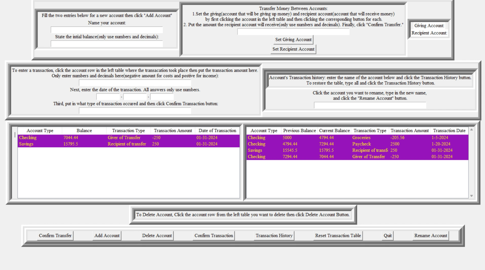 Picture of financial management software